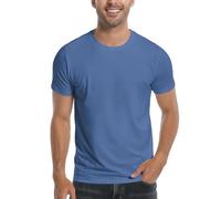 Pioneer Camp Men's Bamboo Viscose T-Shirt, Ultra Soft, Solid Color, Cooling, Crew Neck, Casual Basic Tee, Undershirt, 1-Pack, Indigo Blue, XL