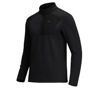 Pioneer Camp Outdoor Fleece Pullover Men with 1/2 Zip - Lightweight Sports Shirt with High Thermal Insulation & Breathable for Hiking, Mountaineering, Camping & Everyday Life