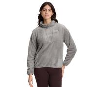 Pioneer Camp Women's Fleece Jacket Quarter Zip Stand Collar | High-Pile Double-Faced Casual Outdoor Lounge Fleece Jacket(Grey;XL)