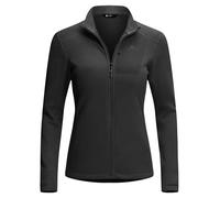 Pioneer Camp Women's Fleece Jacket Without Hood - Lightweight, Breathable, High Elasticity Fleece Shirt with Zip, Windproof Stand-Up Collar for Outdoor Activities