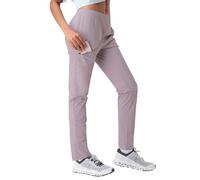 Pioneer Camp Womens Joggers Lightweight Ladies Tracksuit Bottoms Drawstring Activewear Pants with 3 Pockets Quick-Drying Walking Jogging Trousers UPF50+ for Outdoor(Purple;L)