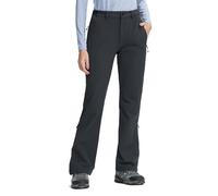 Pioneer Camp Women's Outdoor Trousers Autumn/Summer: Windproof Rain Trousers with DWR Coating | Quick-Drying | Elastic Hiking Trousers for Mountaineering and Cycling Tours, Charcoal Grey, S
