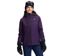 Pioneer Camp Women's Ski Jacket Waterproof Windproof Warm Winter Outdoor Jacket for Skiing Snowboarding Hiking, Shadow Purple, XL