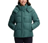 Pioneer Camp Women's Winter Jacket,Windproof & Water-Repellent Jacket with Removable Hood;Sagebrush Green;M