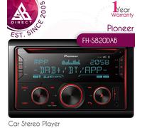 Pioneer FH S820DAB 2-DIN CD Tuner with DAB/DAB+Bluetooth
