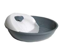 Pioneer Cat & Dog Water Fountain Dispenser Drinking Bowl Filter Serenity Grey