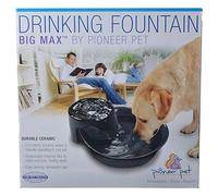 Pioneer Ceramic Drinking Fountain Big Max, 128 oz,Black