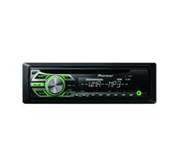 Pioneer DEH-150MPG CD RDS Tuner with WMA/MP3 playback and front illuminated Aux-In (Green)