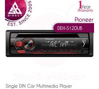 Pioneer DEH-S120UB Single DIN Car Multimedia Player│Radio│USB│Aux-In│Android