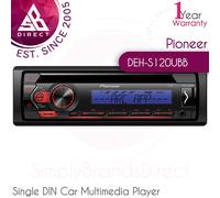 Pioneer DEH-S120UBB Single DIN Car Multimedia Player│Radio│USB│Aux-In│Android