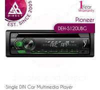 Pioneer DEH-S120UBG Single DIN Car Multimedia Player│Radio│USB│Aux-In│Android