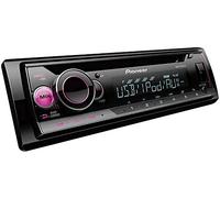 Pioneer DEH-S220Ui 1-DIN CD Tuner with multi colour illumination, USB, Spotify, compatible with Apple and Android devices.