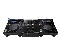 Pioneer DJ DJ set with 2x XDJ-700 tabletops and DJM-250 mixer