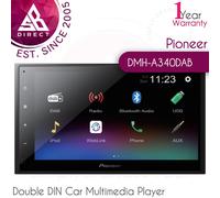 Pioneer DMH-A340DAB Double DIN Car Multimedia Player│Bluetooth│Radio│USB│Aux-In