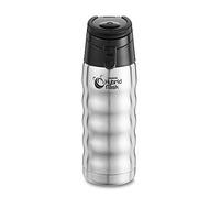 Pioneer Double-Wall Vacuum Flask Hot And Cold Drink Bottle with Sports and Travel Lid 480ml 0.48L, Stainless Steel, Silver
