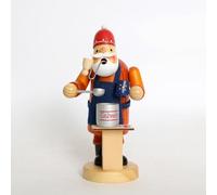 PIONEER-EFFORT Wooden German Incense Smoker Figurine 7.8 inch - Handcrafted Hawker Selling Spiced Wine, Unique Holiday Decoration, Perfect for Christmas, Festive Home Décor and Seasonal Gifts