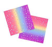 PIONEER EUROPE 15931 Rainbow Ombre Napkins Paper Three-PLY 16CT Party Tableware