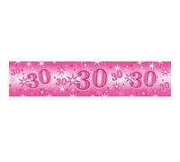 Pioneer Europe 45561 Party, Wild Berry, 30th Sparkle Banner-Pink
