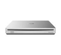 Pioneer External Blu-ray Drive BDR-XS07S Silver Color to Match Mac.6X Slot Loading Portable USB 3.2 Gen1(3.0) BD/DVD/CD Writer. Supports BDXL and M-Disc Format. USB Bus Powered