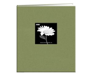 Pioneer Fabric Frame Post Bound Scrapbook 8.5"X11"-Sage Green