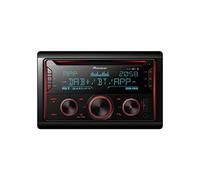 Pioneer FH-S820DAB 2-DIN CD Tuner with DAB/DAB+, Bluetooth, multi colour illumination, USB, Spotify, Pioneer Smart Sync App and compatible with Apple and Android devices.