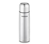 Pioneer Flasks SVF1000 Pioneer Insulated Vacuum 1000ml 1 Litre Travel Flask, 18/10 Stainless Steel - Keeps Drinks Hot for 8 Hours