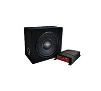Pioneer GXT-3730B-SET - Subwoofer and amplifier package - 30 cm subwoofer in sealed enclosure, 2-channel bridgeable amplifier and connecting cables