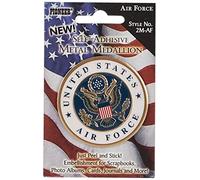 Pioneer Military Self-Adhesive Metal Medallion 2"-Air Force