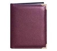 Pioneer Mini Oxford Bound Photo Album, Random Solid Colour Sewn Leatherette Covers with Brass Accent Corners, Holds 24 12.7cm x 17.8cm Photos, 1 Per Page, Colour: Assorted.