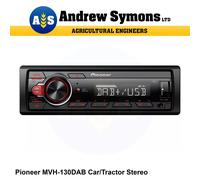 Pioneer MVH-130DAB - Mechless Car Stereo Media Player, USB, AUX, DAB+ Tractor