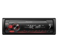 Pioneer MVH-S120UB 1-DIN receiver with red illumination, USB and compatible with Android devices.