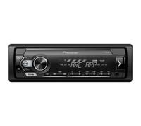 Pioneer MVH-S120UBW 1-DIN receiver with red illumination, USB and compatible with Android devices.