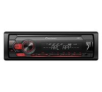 Pioneer MVH-S220DAB 1-DIN receiver with DAB/DAB+, Red illumination, USB and compatible with Apple and Android devices.