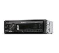 Pioneer MVH-S320BT 1-DIN receiver with Bluetooth, Red illumination, USB, Spotify, Pioneer Smart Sync App and compatible with Android devices.