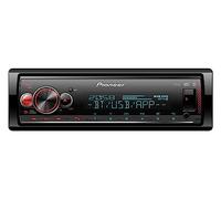 Pioneer MVH-S520DAB 1-DIN receiver with DAB/DAB+, Bluetooth, multi colour illumination, USB, Spotify, Pioneer Smart Sync App and compatible with Apple and Android devices.