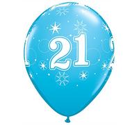 Pioneer Party 53460 Balloons, Robin Egg Blue, 11-Inch