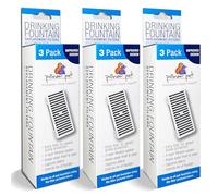 Pioneer Pet 3 Pack of T-Shaped Filter for Food, Water and Serene Fountain