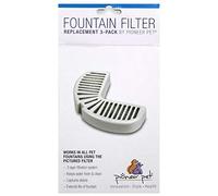 Pioneer Pet Replacement Filters for Ceramic & Stainless Steel Fountains, Raindrop Filters (6 Filters)