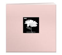 Pioneer Photo Albums 12"x12" Fabric Frame Post Bound Scrapbook, Blush Pink
