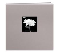 Pioneer Photo Albums 12"x12" Fabric Frame Post Bound Scrapbook, Platinum Gray