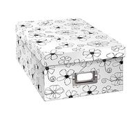 Pioneer Photo Albums B-1BW Inked Storage Box, Floral Design