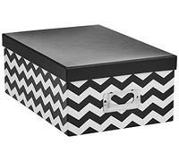 Pioneer Photo Albums B-1BW Photo Storage Box, Chevron Design
