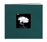 Pioneer Photo Albums Book Cloth Cover Post Bound Album, 8 x 8 inches, Majestic Teal, fabric, 8"X8"