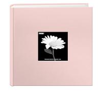 Pioneer Photo Albums Fabric Frame Cover Photo Album 200 Pockets Hold 4x6 Photos, Blush Pink