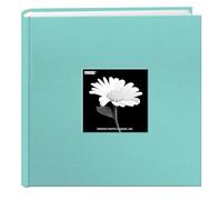 Pioneer Photo Albums Fabric Frame Cover Photo Album 200 Pockets Hold 4x6 Photos, Crystal Blue