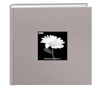 Pioneer Photo Albums Fabric Frame Cover Photo Album 200 Pockets Hold 4x6 Photos, Platinum Gray