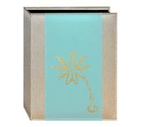 Pioneer Photo Albums Gold Design Embossed Seagrass Photo Album, Crystal Palm