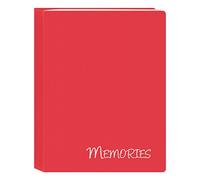 Pioneer Photo Albums I-46M/RD 36 Pockets Hold Memories Mini Photo Album, Red, 4" x 6"