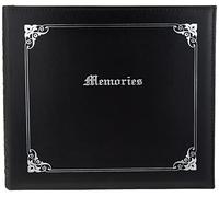 Pioneer Photo Albums TM-12 12 by 12-Inch 3-Ring Italian Memory Binder, Black