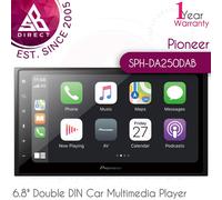 Pioneer SPH-DA250DAB 6.8" Double DIN Car Touchscreen Multimedia Player│DAB+│Flac